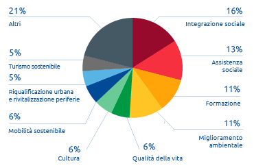 Ambiti di implementazione (Grafico a torta)
