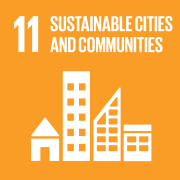 SDG 11 &ndash; Sustainable cities and communities (Icon)