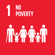 SDG 1 &ndash; No poverty (Icon)
