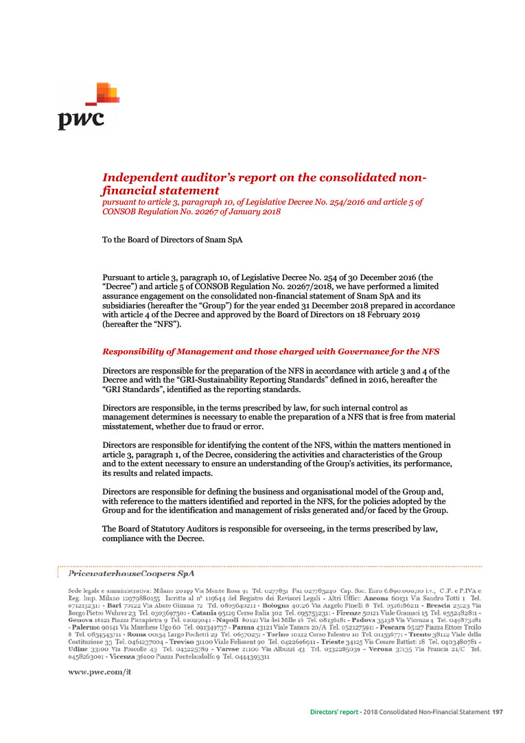 Independent auditors’ report (page)