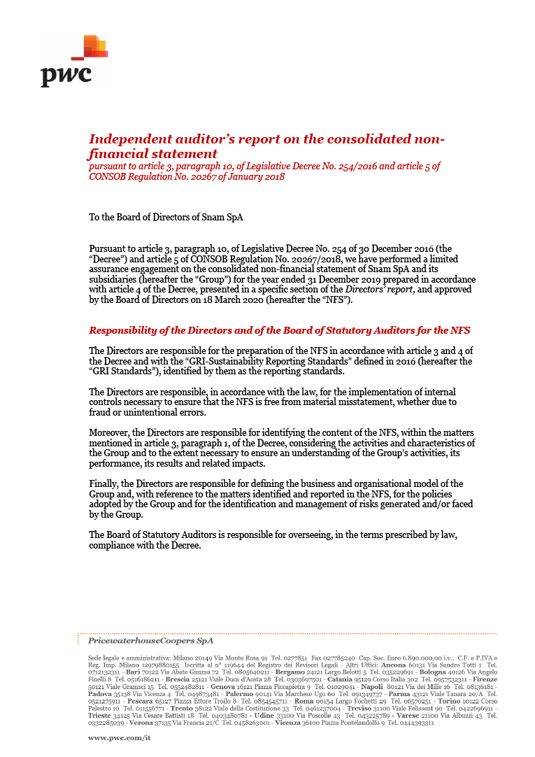 Independent auditors’ report (page)
