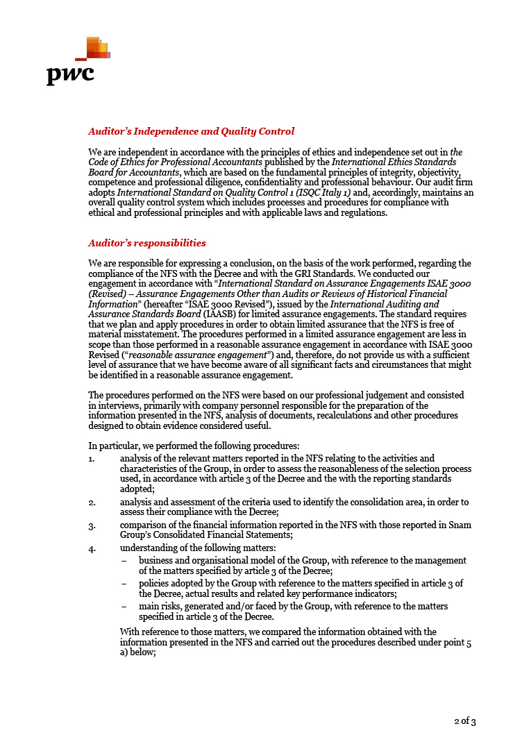 Independent auditors’ report (page)