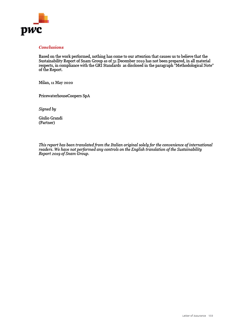 Letter of Assurance (Image)